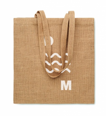 Logotrade corporate gift image of: Jute long handled shopping bag